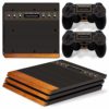 Adventure Games PS4 PRO - Atari, Retro - Playstation 4 Vinyl Console Skin Decal Sticker + 2 Controller Skins Set
