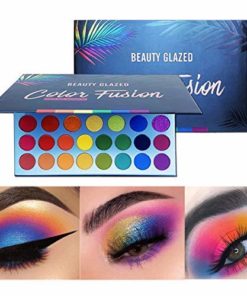 Beauty Glazed High Pigmented Makeup Palette Easy to Blend Color Fusion 39 Shades Metallic and Shimmers Eyeshadow Sweatproof and Waterproof Eye Shadows