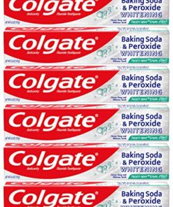 Colgate Baking Soda and Peroxide Whitening Toothpaste, Frosty Mint - 6 ounce (6 Pack)