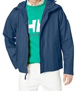 Helly-Hansen mens Moss Hooded Fully Waterproof Windproof Raincoat Jacket